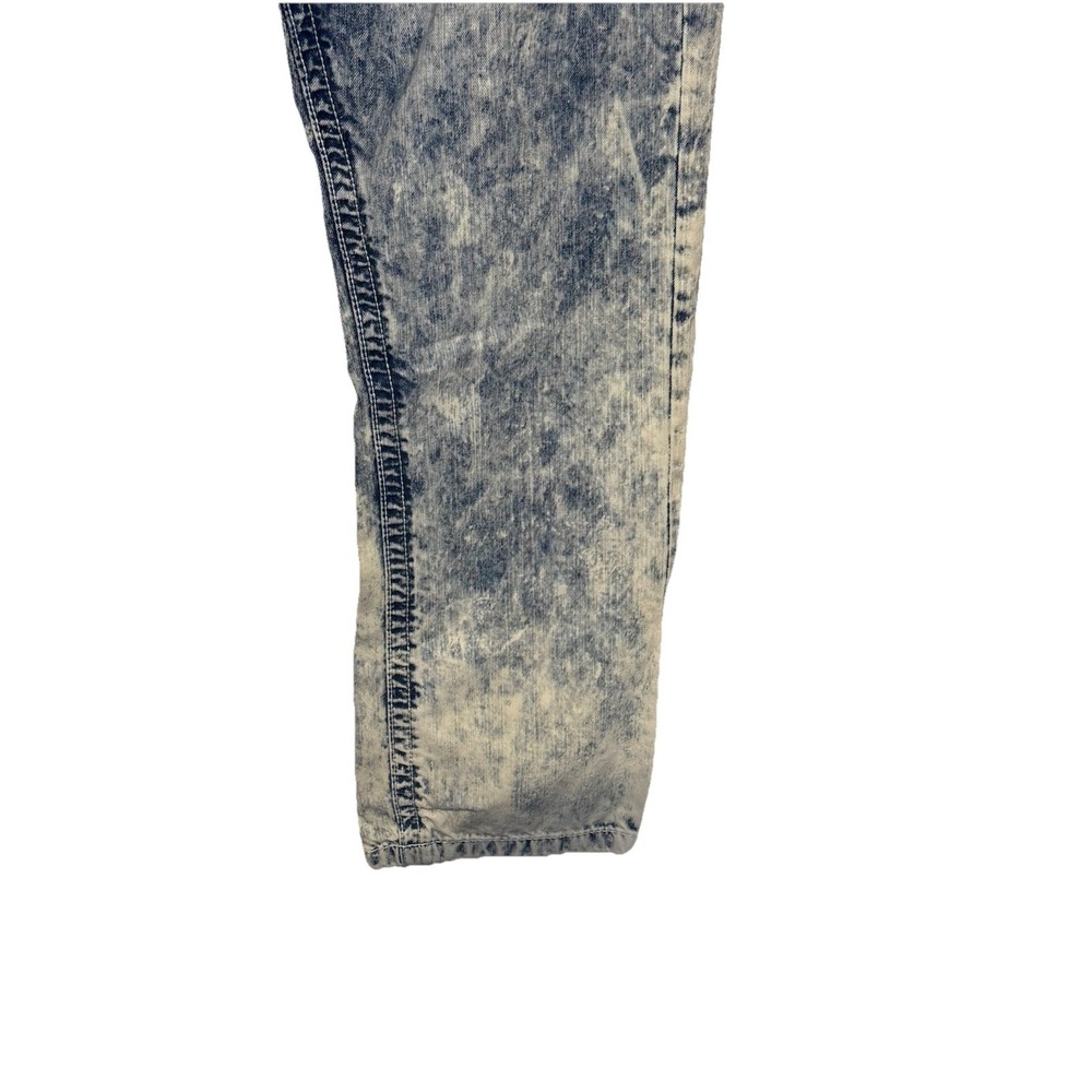 Smoke Rise Women's Jeans Straight Cut Hi-Rise  Acid Wash Denim‎ Cotton Sz.42X32 - Picture 2 of 9